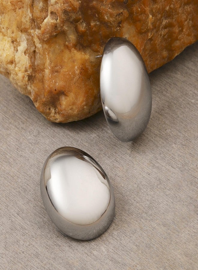 SALTY Anti Tarnish Convivial Stud Earrings Set for Women | Stylish Fashion Jewellery | Accessories for Girls | Minimal Jewelry | Ideal for Gifting | Marriage, Birthday | Gift for Valentine Day - Image 5