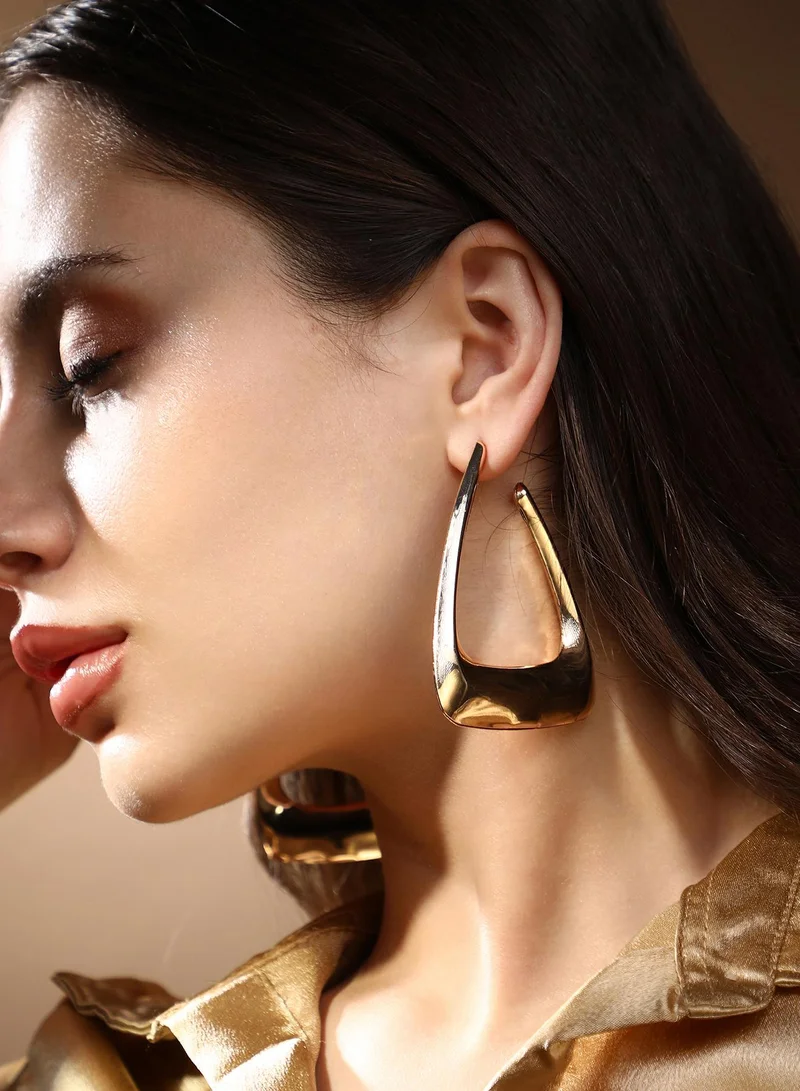 Sohi  Tear Drop Hoop Earrings for Women | Best Price UAE