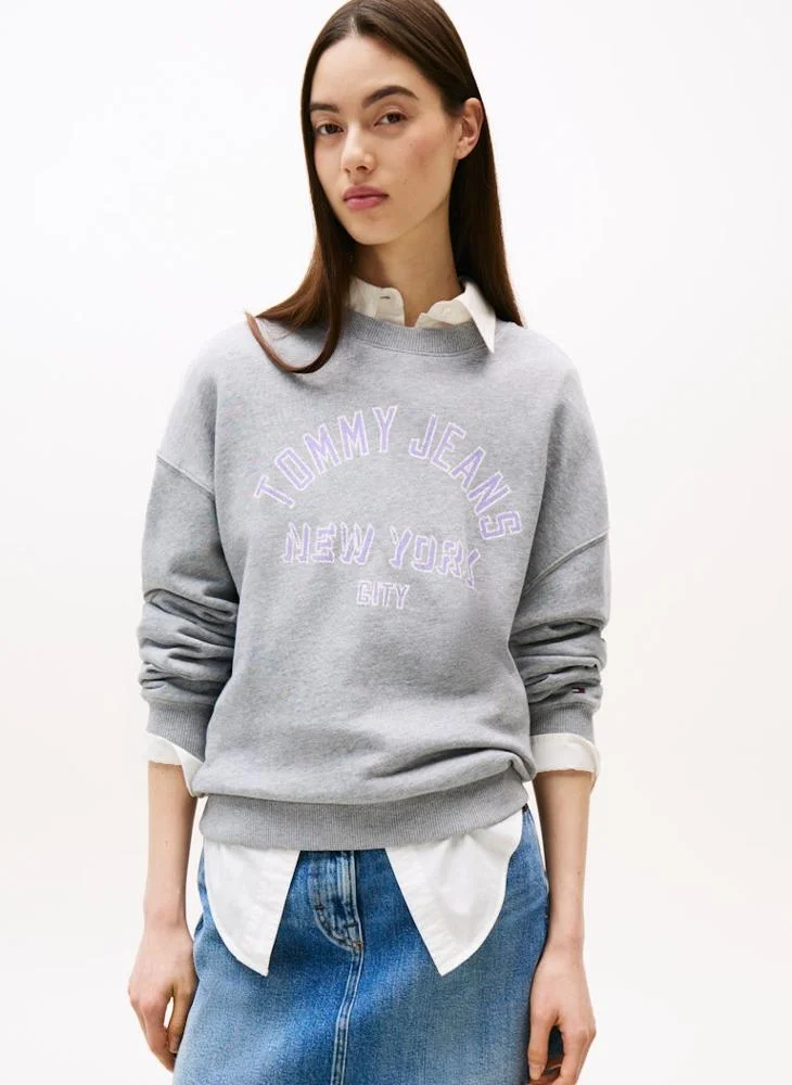 Graphic Crew Neck Sweatshirt