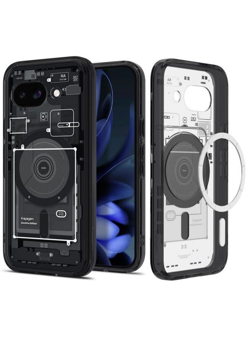 Ultra Hybrid MagFit for Google Pixel 9a Case Cover with MagSafe (2025) - Zero One Black