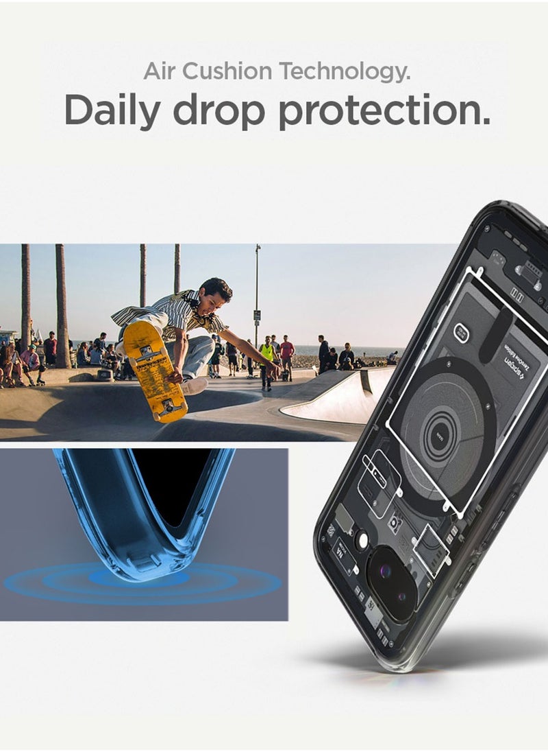 Spigen Ultra Hybrid MagFit for Google Pixel 9a Case Cover with MagSafe (2025) - Zero One Black  - Image 5