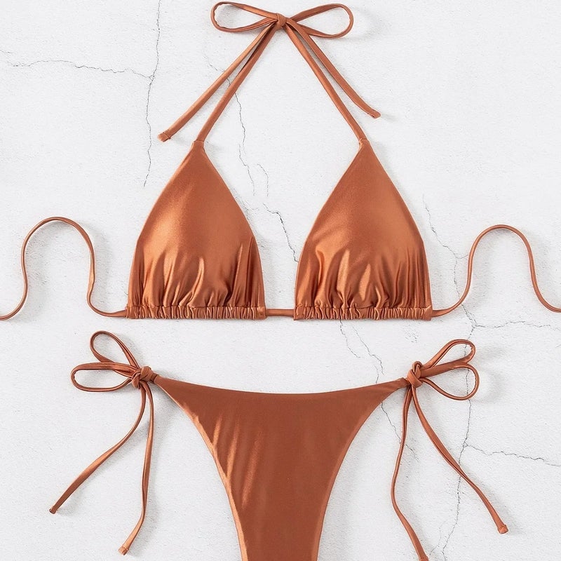 2026 and New Lace-Up Swimsuit Bikini High-End Bikini Swimsuit Set for Women - Image 3