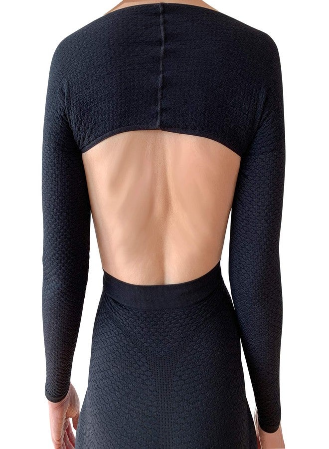 Bioflect® Compression Arm Sleeves Wrap with Bioactive Fibers and Raised Massaging Knit - for Support and Comfort - Black 3XL - Image 2