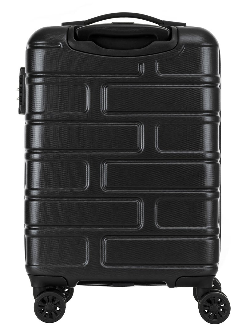 AMERICAN TOURISTER حقيبة سفر بريكلاين، مجموعة 2 قطعة (55 + 69 سم)، 4 عجلات دوارة، قمة صلبة، بولي كربونات، أسود Jet|خفيفة الوزن|مقاومة للخدوش والصدمات|قفل TSA|جيب داخلي بسحاب شبكي - ضمان دولي لمدة 3 سنوات - Image 4