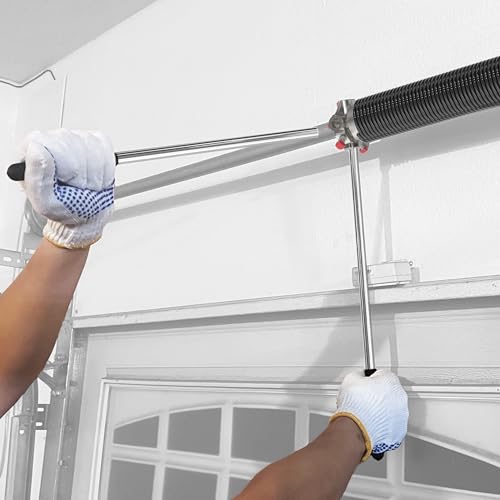Blesseras Garage Door Torsion Spring Winding Bars with Non-Slip Handle, D1/2'' x L17.2'', 1 Pair - Image 2