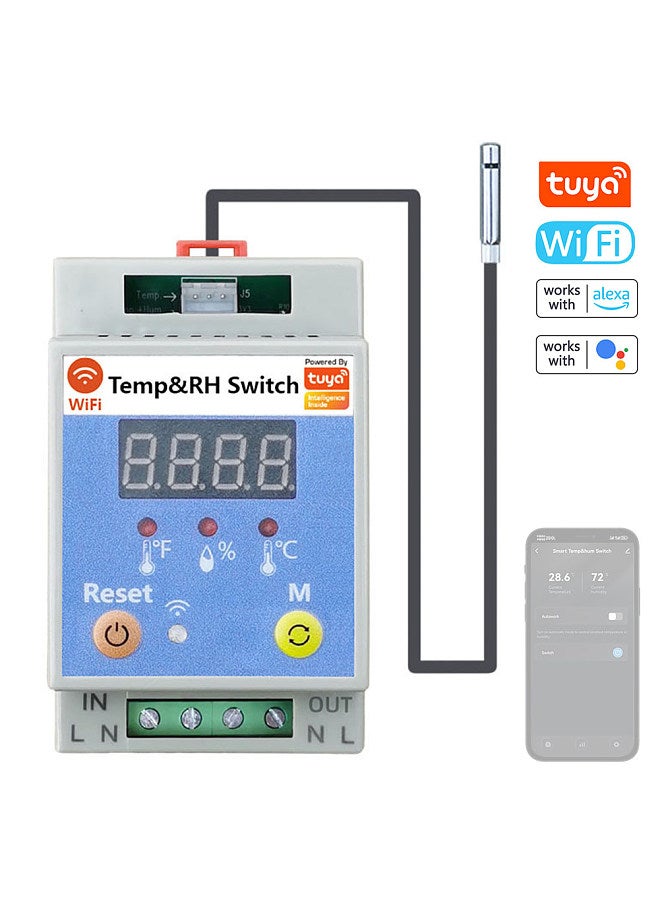 Generic Tuya WiFi Intelligent Soil Tester Mobilephone Tuya APP Control Support View History Records Device Sharing Compatible with Alexa and Google Assistant for Voice Control  - Image 1