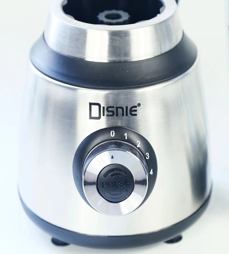 Dessini Regina DS-Y78 3-In-1 Blender 750W With 1.5L Glass Jar And 1L Stainless Steel Grinder Silver - Image 5