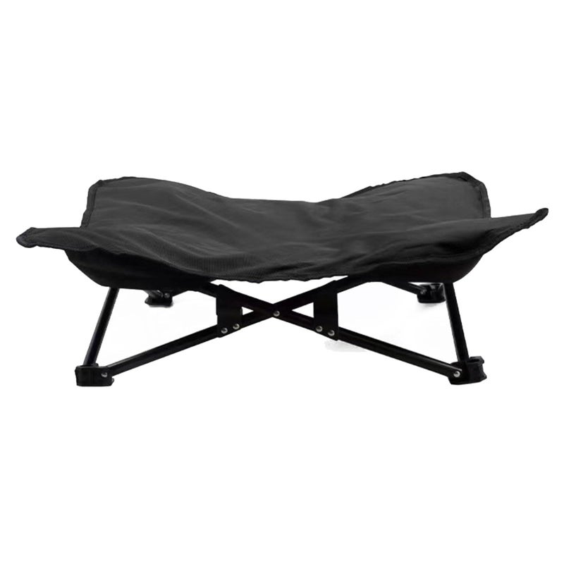 Light Grey Elevated Cat Bed For Outdoor Use Small Dogs Soft Antiscratch Resting Furniture Camping Pet Furniture M - Image 2