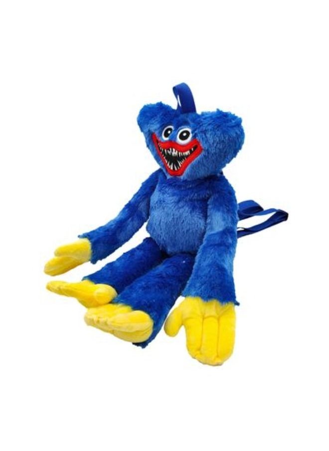 Plush Huggy Wuggy Backpack Blue  - Image 1