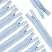 Renashed 45pcs 215 Inch Nylon Invisible Zippers for Tailor Sewer Sewing Craft Crafters Special Light Blue - Image 2