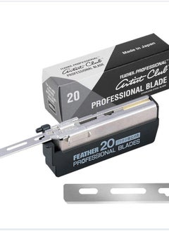 Feather Artist Club Professional Single Edge Razor Blades - (20 Count) - Single Straight Edge Razor Blade Refills for Shaving With Straight Edge Razors - For Men & Barbers  - Image 5