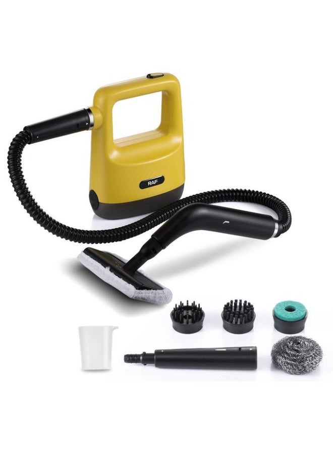 آر إيه أف منظف بخار محمول متعدد الاستخدامات RAF موديل R.1271 – قوة 1350 وات، سعة 300 مل، ضغط وحرارة عالية، مع 11 ملحقات لتنظيف عميق وفعال - Image 1