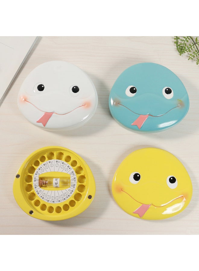 Direct Sale Newborn Fetal Hair Bottle Children's Teeth Snake Milk Tooth Box Special Activities-Color:White  - Image 5