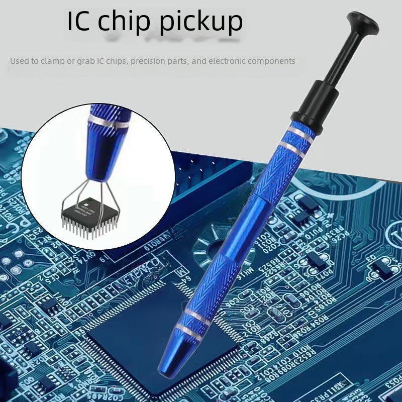 IC chip grabber picker electronic component puller screw precision parts chip electronic material Black Black
