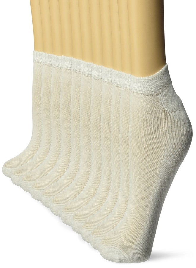 فروت أوف ذا لووم جوارب نسائية قصيرة من فروت أوف ذا لوم، لون أبيض، مقاس الحذاء: 4-10