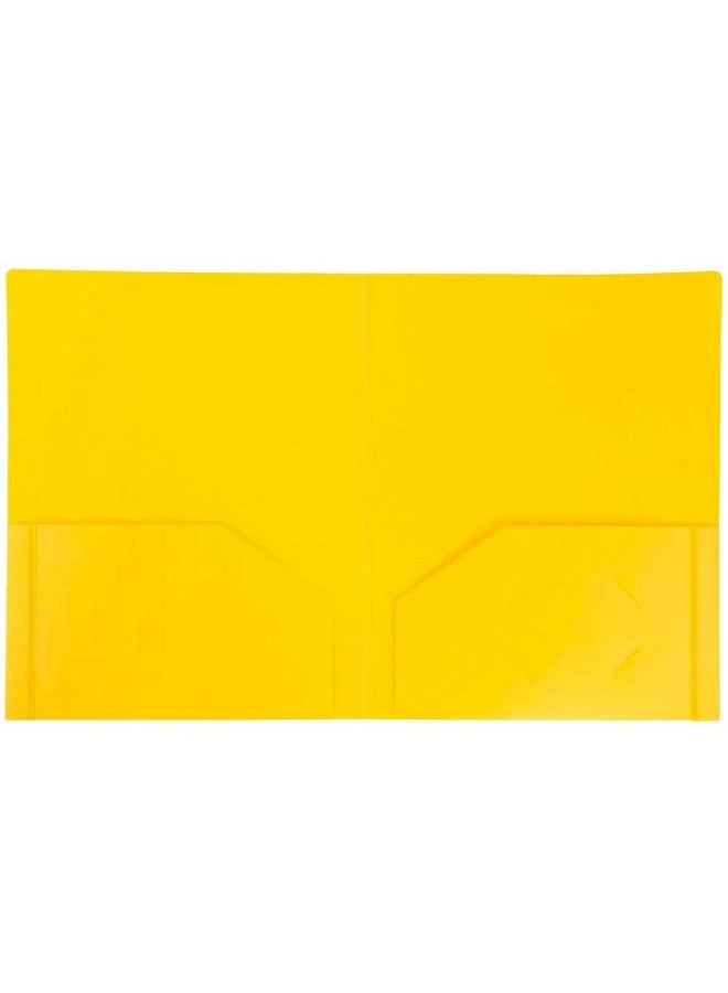 جام بايبر مجلدات مدرسية متينة للغاية من البلاستيك المتين من JAM PAPER، مكونة من جيبين - ألوان أساسية متنوعة - عبوة من 6 قطع - Image 5