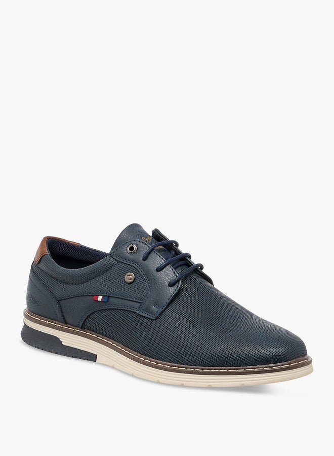 Lee Cooper Men's Logo Embossed Lace-Up Sneakers  - Image 2