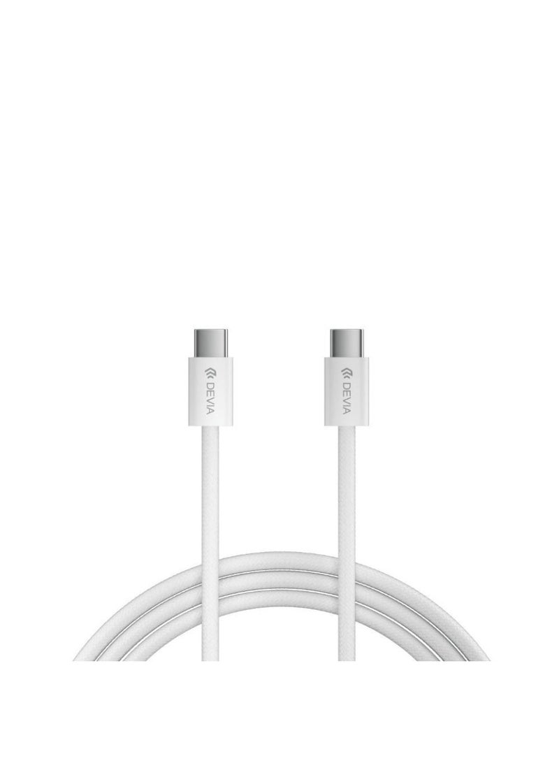 devia MP723 Smart Series GaN Charger PD 30W Set with USB-C Cable 60W - RCE-3005CL - White - Image 2