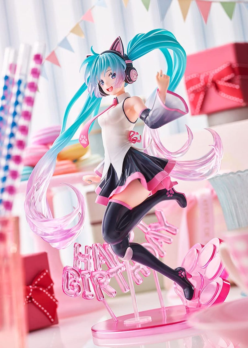 Taito Hatsune Miku Birthday2021 AMP ~Happy Cat ver~ Prize Figure, Multiple Colors (T83673) - Image 5
