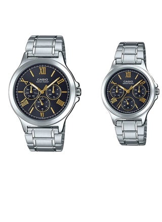 Casio Stainless Steel Analog Multifunction Couple Watch Set MTP/LTP-V300D-1A2 - pzsku/ZC76E8DA4C5ADE369DF1EZ/45/1746204551/ba2fb14c-060f-43d8-8180-1be17383d751