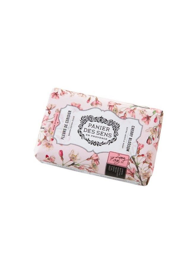 PANIER DES SENS Cherry Blossom Shea Butter Natural Bar Soap Bath & Body Soap Bars Made In France 95% Natural 2 Bars 7Oz/200G Each  - Image 5