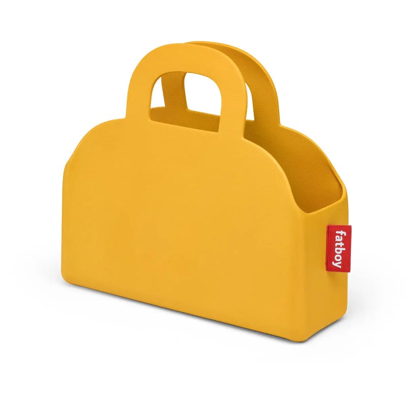 Fatboy حقيبة تسوق فات بوي سجوبر-كيس | تحمل حتى 10 كجم | خفيفة الوزن | تحتفظ بالماء بدون تسرب | تقف بمفردها | EVA (أسيتات الإيثيلين-الفينيل) | 47 × 17 × 44 سم - أصفر عكر - Image 1