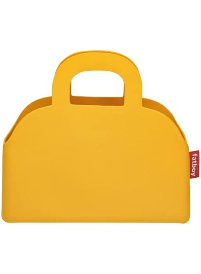 Fatboy حقيبة تسوق فات بوي سجوبر-كيس | تحمل حتى 10 كجم | خفيفة الوزن | تحتفظ بالماء بدون تسرب | تقف بمفردها | EVA (أسيتات الإيثيلين-الفينيل) | 47 × 17 × 44 سم - أصفر عكر - Image 4