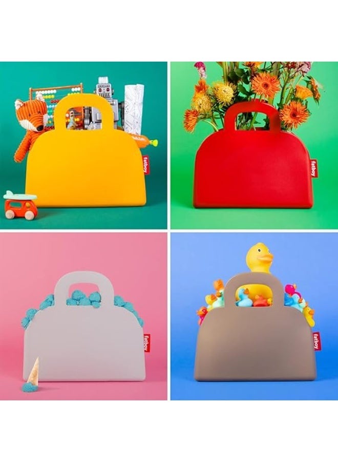 Fatboy حقيبة تسوق فات بوي سجوبر-كيس | تحمل حتى 10 كجم | خفيفة الوزن | تحتفظ بالماء بدون تسرب | تقف بمفردها | EVA (أسيتات الإيثيلين-الفينيل) | 47 × 17 × 44 سم - أصفر عكر - Image 2