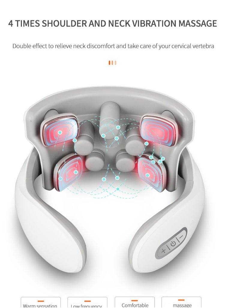 Intelligent pulse shoulder and neck therapy hot compress cervical spine massager  - Image 2