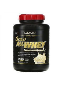 AllMax Nutrition ALLMAX Nutrition AllWhey Gold 100% Whey Protein + Premium Whey Protein Isolate French Vanilla 5 lbs. (2.27 kg) 
