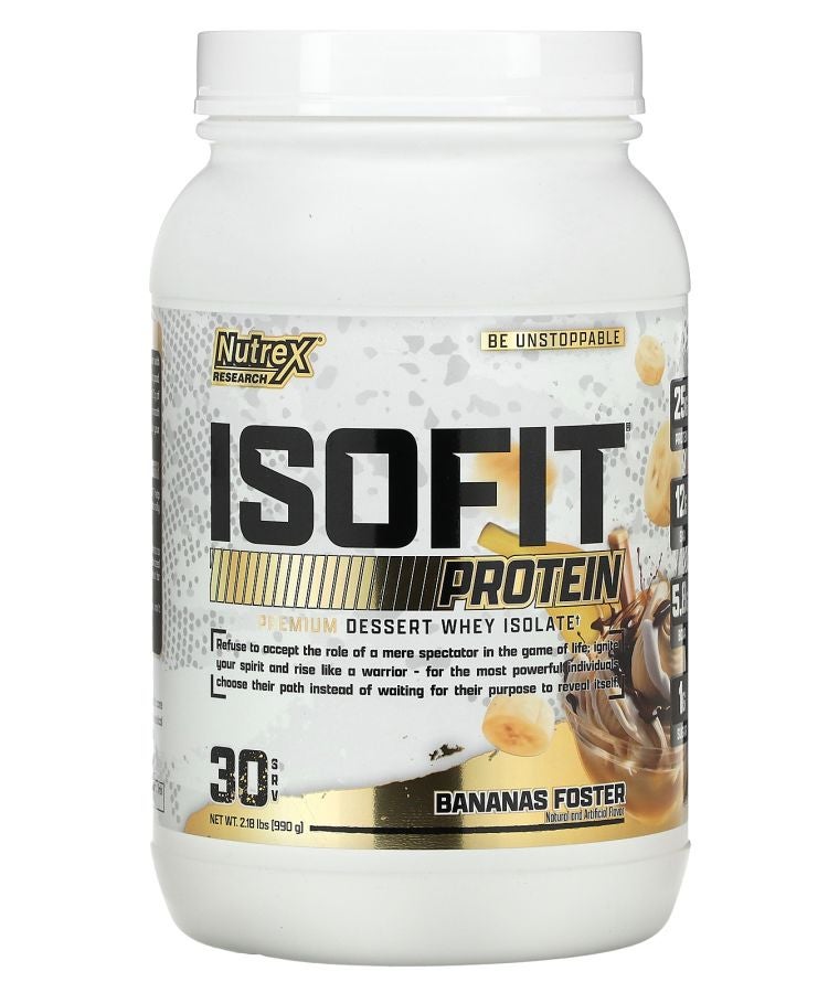 Nutrex Research IsoFit Protein Bananas Foster 2.18 lbs (990 g)