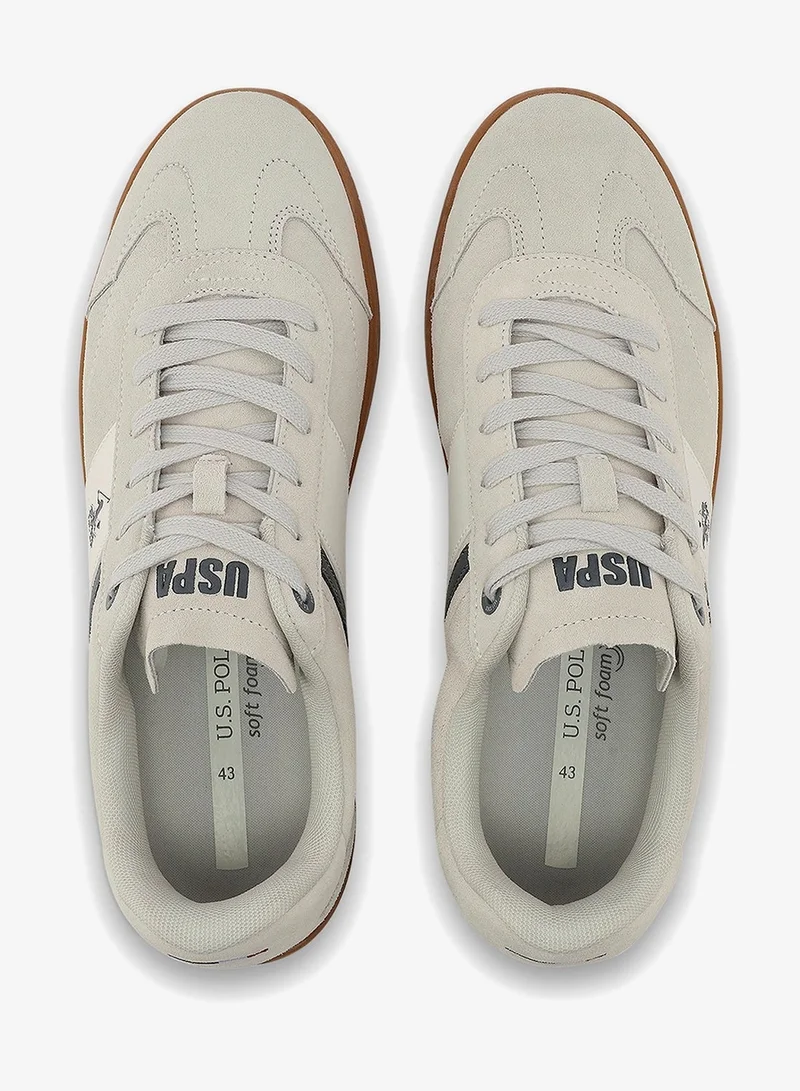 U.S. Polo Assn. Stone Men's Stone Low-Top Sneaker - Lightweight Stylish Lace-Up Design with Comfort Cushioned Sole for Everyday Wear for Men | Best Price UAE