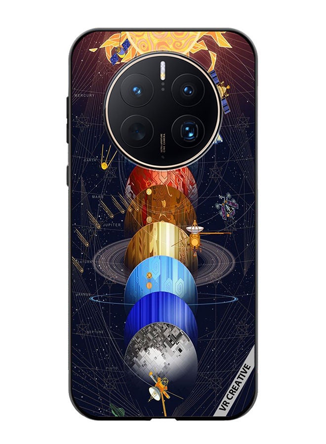 VR CREATIVE Protective Case Cover For Huawei Mate 50 Pro Earth Design Multicolour - Image 1