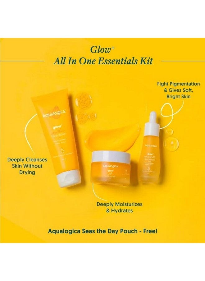 Aqualogica - All In One Essentials Kit Face Wash (100G) ; Face Serum (3Oml) ; Gel Moisturizer (50G) - Image 1