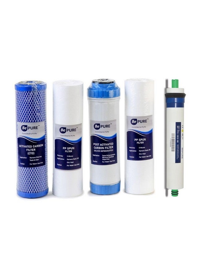 Bepure Annual Filter Change Kit + RO Membrane for Bepure 4G and BLU Under Sink Model with Alkaline Cartridge - Image 2