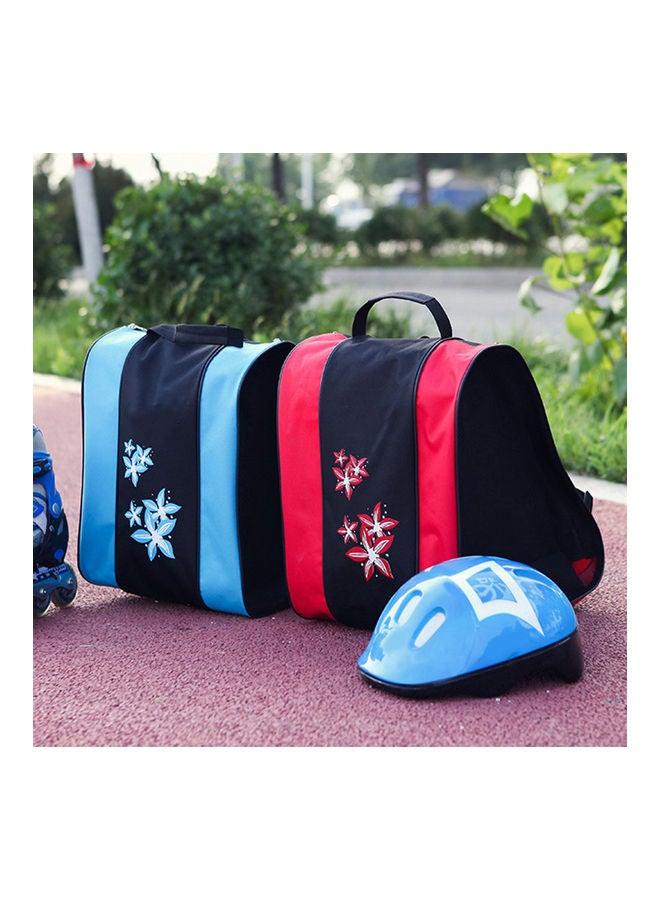 Roller Skate Carry Bag Large Capacity Durable Storage Padded Nylon Zipper Case for Ice Skates Inline Skates Travel and Home Use - Image 4