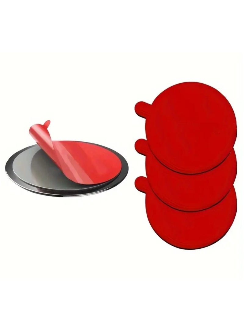 LDQ Pack of 6 Pcs Very High Bond Double-Sided Sticky Adhesive, 70mm Dashboard Pad Mounting Disk Adhesive Kit, Suction Cup, Car Dashboard, Phone Holder, Sucker Mount, Dash Cam - Image 1