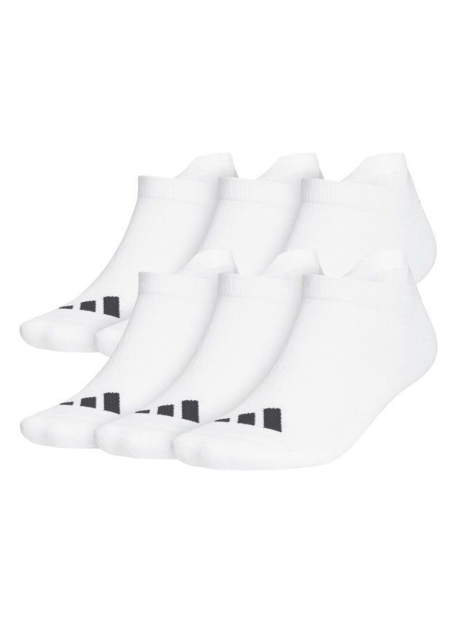 Adidas adidas 6 PK ANKLE White Golf SOCKS for Men - 6508