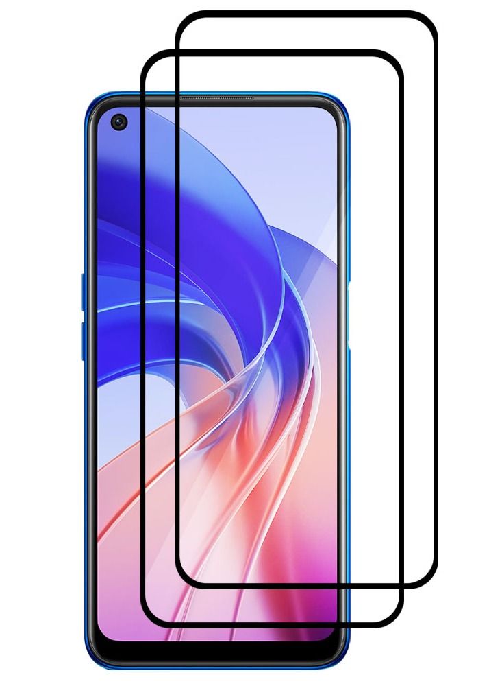 CATANES 2 Pack For Oppo A55 Screen Protector Tempered Glass Full Glue Back - Image 2