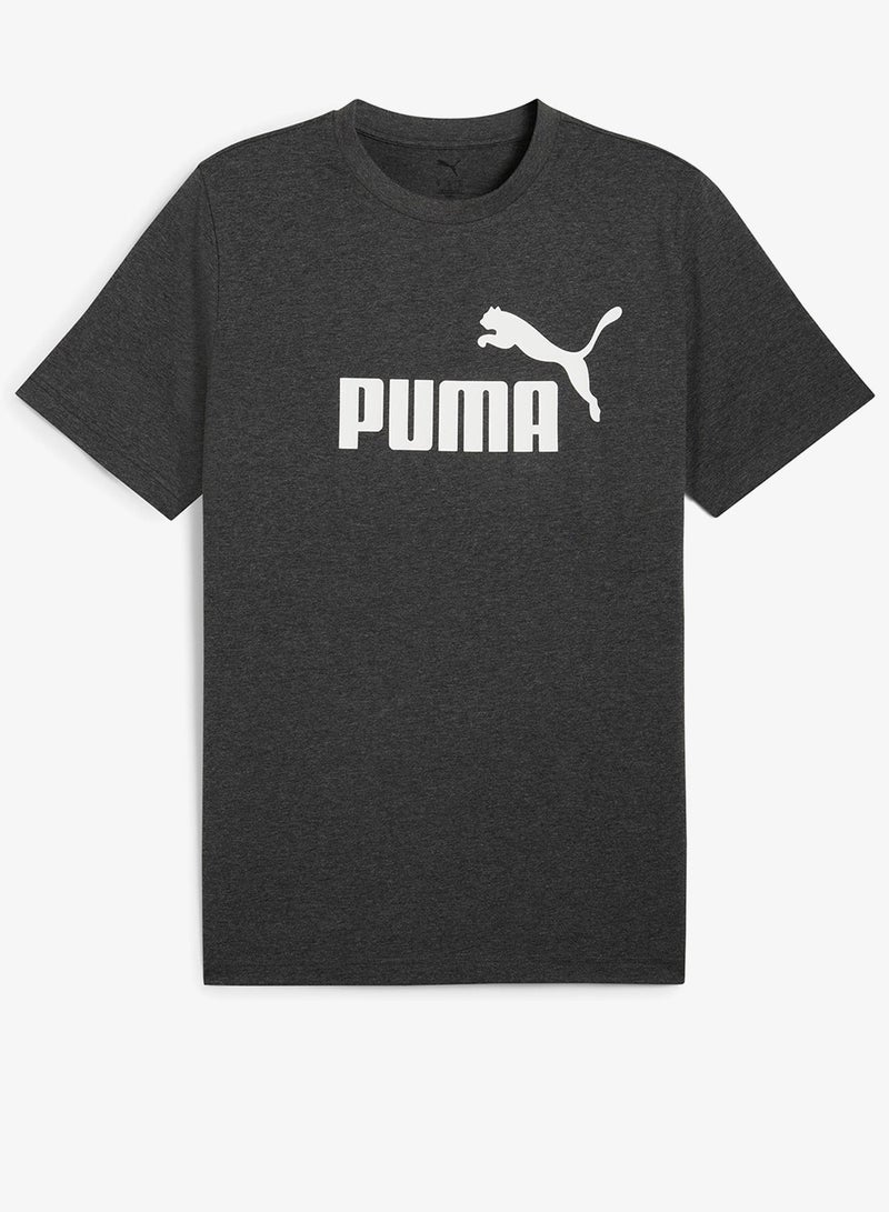 PUMA Essential No. 1 Logo Heather T-Shirt - Image 4