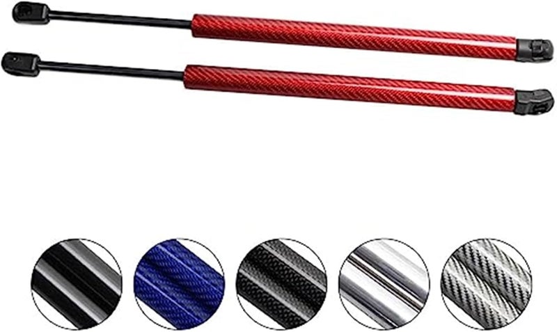 DEMULAX Purple Carbon Fiber Hood Lift Kit - Image 3