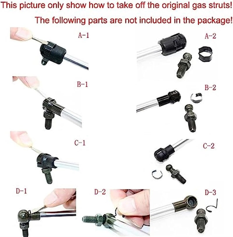 DEMULAX Purple Carbon Fiber Hood Lift Kit - Image 2