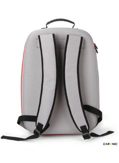 CARONIC PS5 Carrying Case Travel Storage Bag Compatible with Playstation 5 Grey  - Image 2