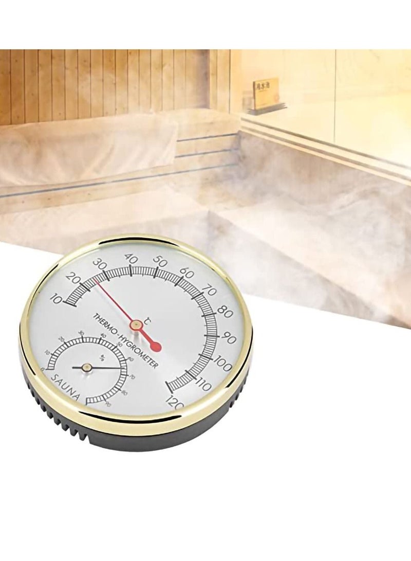 KASTWAVE Metal Dial Thermometers Sauna, Thermometers Outdoor Hygrometer Indoor Hygro Weather for Room Office Hotel Wall Greenhouse - Image 4