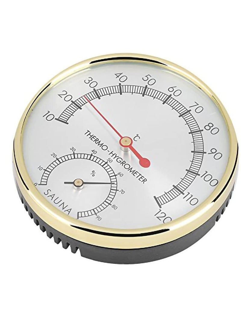 KASTWAVE Metal Dial Thermometers Sauna, Thermometers Outdoor Hygrometer Indoor Hygro Weather for Room Office Hotel Wall Greenhouse - Image 3