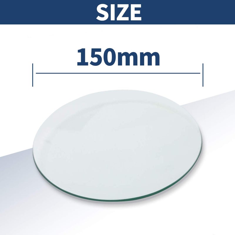 Young4us Watch Glass Beaker Cover Set, 6 Pcs Lab Watch Glasses in 150mm, 100mm, 70mm for Laboratory, Science and Chemical Experiment (150 mm x 2, 100 mm x 2, 70 mm x 2) - Image 4