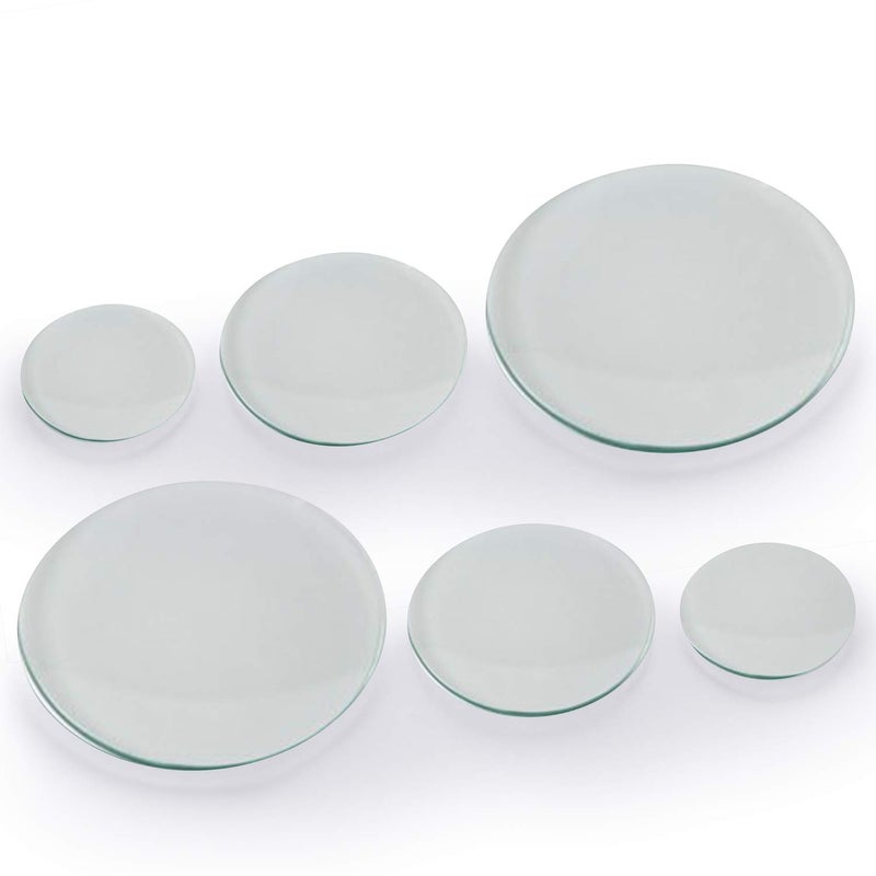 Young4us Watch Glass Beaker Cover Set, 6 Pcs Lab Watch Glasses in 150mm, 100mm, 70mm for Laboratory, Science and Chemical Experiment (150 mm x 2, 100 mm x 2, 70 mm x 2) - Image 1