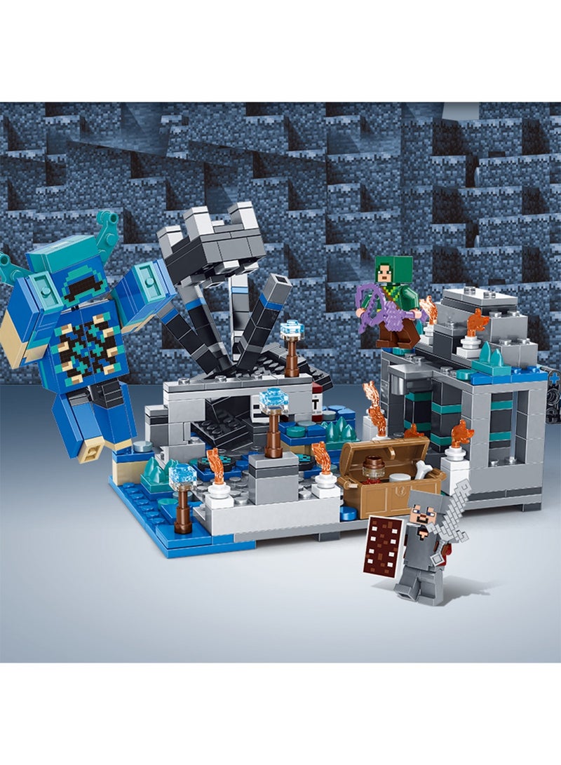 ماين كرافت ألعاب بناء ماين كرافت: Warden Outpost - لعبة مستوحاة من اللعبة للمغامرات الممتعة واللعب، هدية للأطفال والأولاد والبنات من سن 8 سنوات فما فوق - Image 4