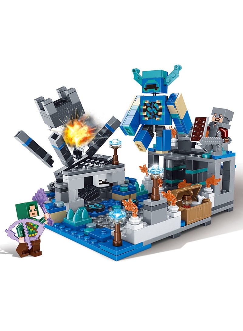 ماين كرافت ألعاب بناء ماين كرافت: Warden Outpost - لعبة مستوحاة من اللعبة للمغامرات الممتعة واللعب، هدية للأطفال والأولاد والبنات من سن 8 سنوات فما فوق - Image 3