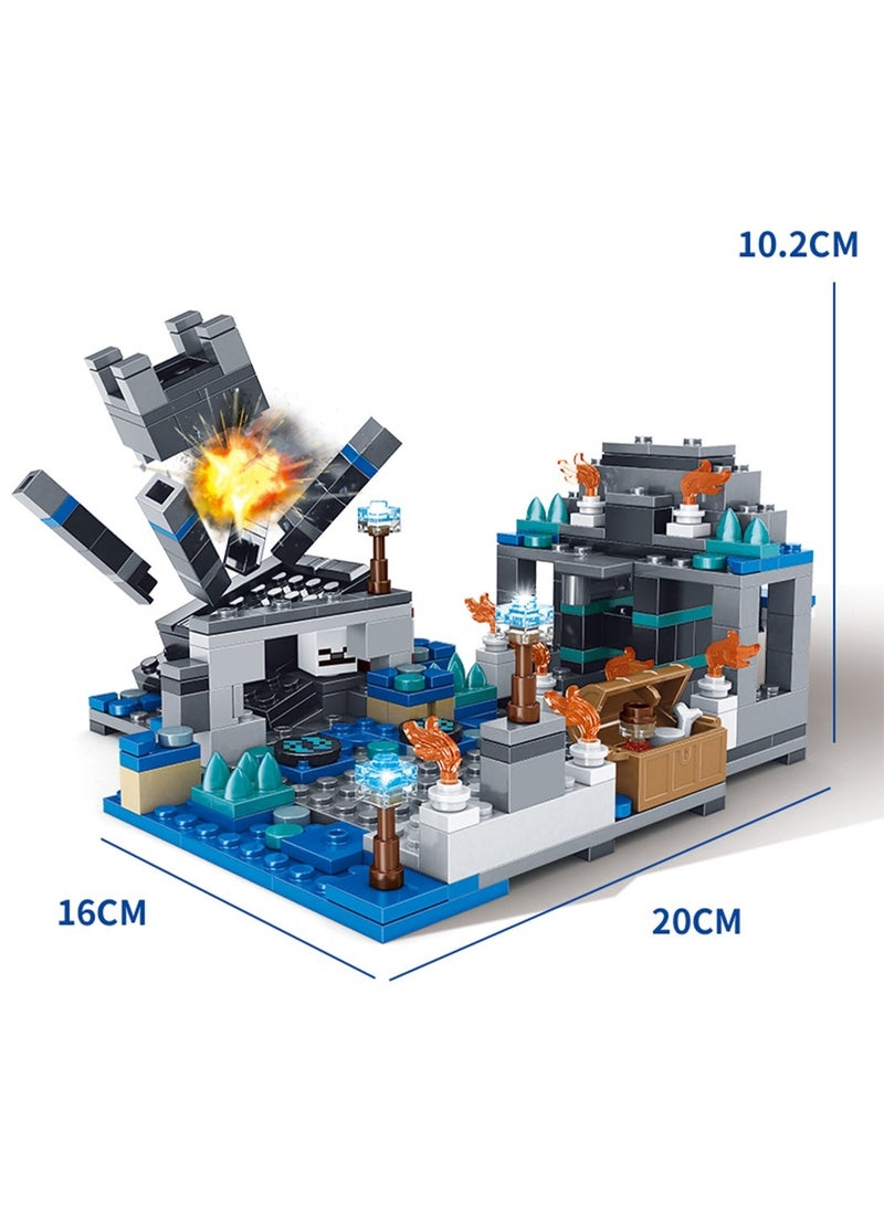 ماين كرافت ألعاب بناء ماين كرافت: Warden Outpost - لعبة مستوحاة من اللعبة للمغامرات الممتعة واللعب، هدية للأطفال والأولاد والبنات من سن 8 سنوات فما فوق - Image 2
